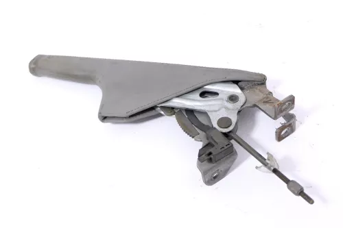 VW Golf 4 Bora Handbremse Feststellbremse Leder grau (174865)