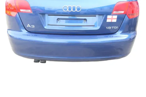 Audi A3 8P Stoßstange Stoßfänger hinten 4/5-Türer blau LZ5C