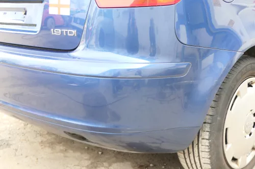 Audi A3 8P Stoßstange Stoßfänger hinten 4/5-Türer blau LZ5C  (175031)