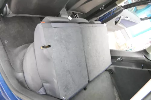 A3 8P Sitz Rückbank Rücksitzbank 4/5-Türer 3-Punkt-Gurt Sportback blau schwarz (175042)