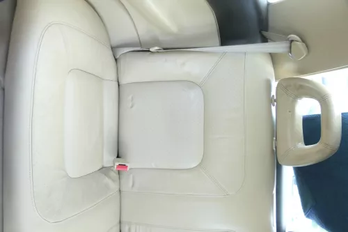 New Beetle 9C Sitz Sitze Rückbank Rücksitzbank Lehne Leder beige besch creme (175380)