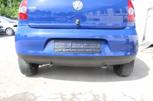 VW Fox 5Z Stoßstange hinten Stoßfänger blau LL5M Heckstoßstange (175504)