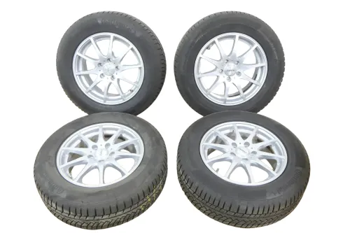4x Golf 5 6 Alufelgen 215/65R16 98H Winterreifen Reifen 6mm KBA 49925 Dezent (175618)