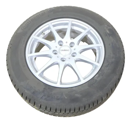 4x Golf 5 6 Alufelgen 215/65R16 98H Winterreifen Reifen 6mm KBA 49925 Dezent (175618)