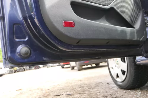 Fabia 6Y Kombi + Limousine Tür vorne links Fahrertür blau LF5U ohneAnbauteile (175735)