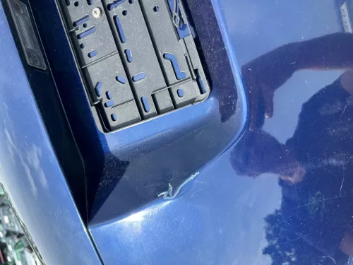 Skoda Fabia 6Y Combi Kombi Heckklappe Kofferraumklappe Klappe blau LF5U - DELLE! (175737)