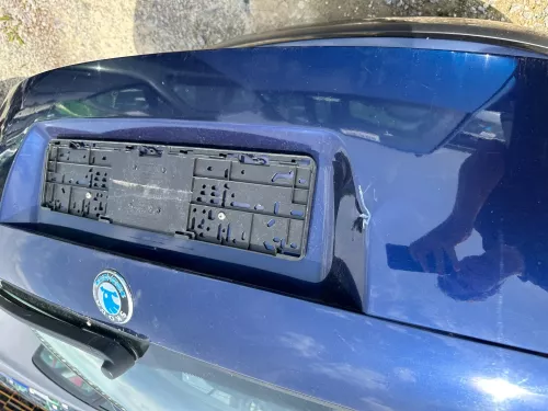 Skoda Fabia 6Y Combi Kombi Heckklappe Kofferraumklappe Klappe blau LF5U - DELLE! (175737)