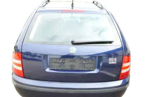 Skoda Fabia 6Y Combi Kombi Heckklappe Kofferraumklappe Klappe blau LF5U - DELLE!
