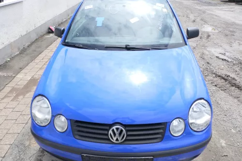 VW Polo 9N Motorhaube Klappe Haube vorne blau LA5F bis ca. Bj. 2004
