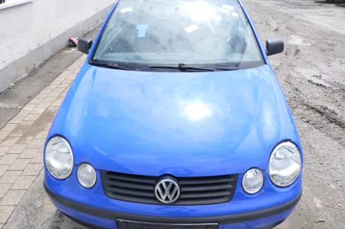 VW Polo 9N Motorhaube Klappe Haube vorne blau LA5F bis ca. Bj. 2004 (175902)