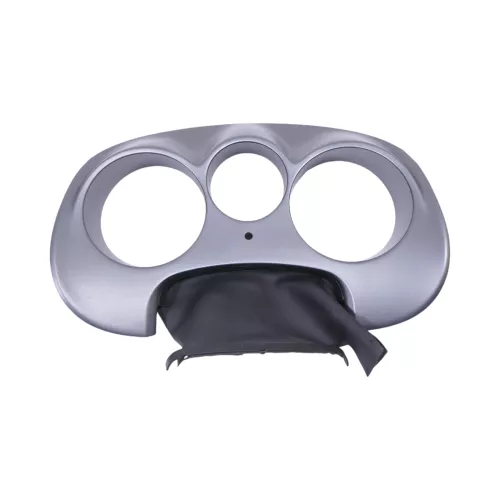 Seat Altea 5P Abdeckung Tacho Tachorahmen silber leuchtsilber Rahmen Blende