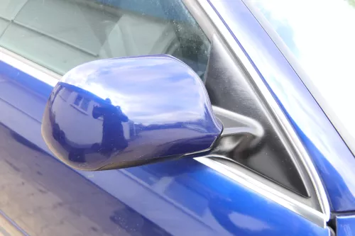 Audi A6 4B Spiegel Außenspiegel rechts elektrisch blau LZ5K + Glas (176052)