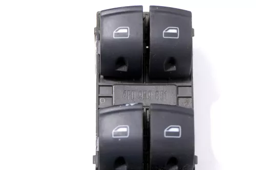 A6 4F A3 8P Q7 ektrischer Fensterheber Schalter vorne links 4-Fach 4F0959851 (176082)