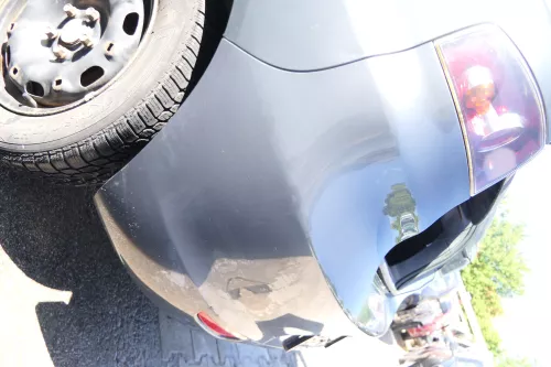 Seat Ibiza 6L Stoßstange Heckstoßstange hinten grau LS7Z facelift (176085)
