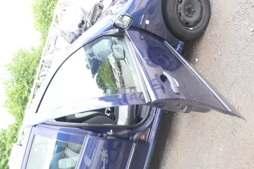 Skoda Fabia 6Y Kombi Limousine Tür vorne rechts Beifahrertür blau LF5U (176176)