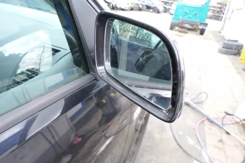 VW Polo 9N elektrischer Spiegel Außenspiegel rechts vorne schwarz LC9Z (176386)