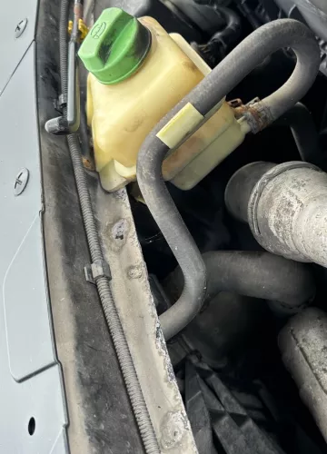 VW T5 7H Saugschlauch Servoschlauch Servoleitung 7E0422895G mit Behälter (176462)