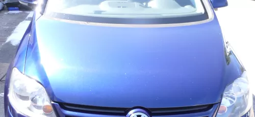VW Golf 6 5M 521 Plus Motorhaube Haube Klappe vorne blau LD5Q (176479)