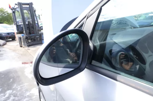 Toledo Altea elektrischer Spiegel Außenspiegel links+Glas grau LS7N silber anlkl (176742)