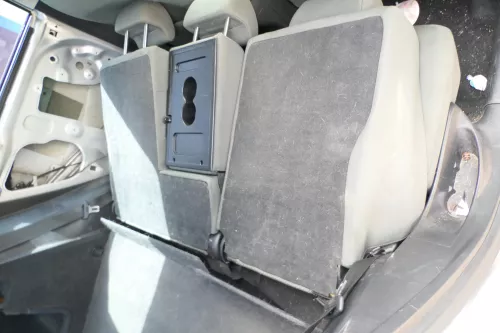 Altea 5P XL Sitz Sitze hinten Rückbank Rücksitzbank 3 Punkt Lehne quarzgrau (176791)