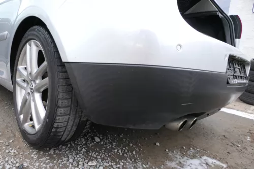 VW Golf 5 1K Limousine Stoßstange hinten Heckstoßstange silber LA7W PDC (176944)