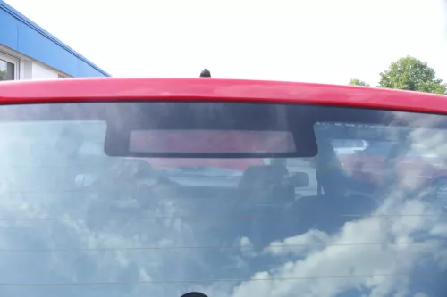 VW Polo 6N Heckklappe Klappe hinten Kofferraumklappe mit Scheibe rot LP3G (177015)