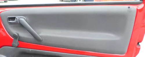 1x VW Lupo Arosa Türverkleidung Verkleidung Tür vorne rechts oben schwarz (177058)