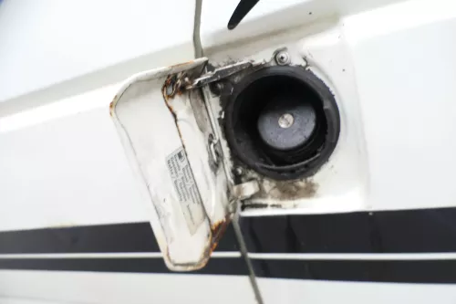 VW T4 Tankdeckel Tankklappe Tank Deckel Klappe weiß R902 (177146)