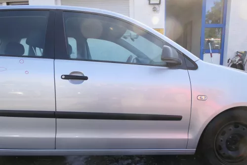 VW Polo 9N 9N3 Tür vorne rechts Beifahrertür 4/5-Türer grau silber LA7W ohneAnba (177156)