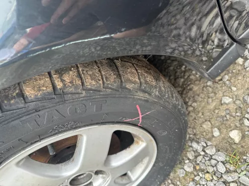 Audi A3 8L Kotflügel vorne links schwarz LZ9U (177170)