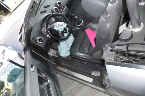 2x Audi TT 8N Einstiegsleisten rechts + links vorne S-line Leisten (177305)