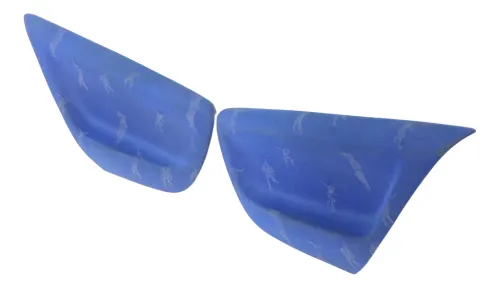 2 Lupo Arosa Türverkleidung Verkleidung Seite hinten links rechts Abdeckung blau (177429)