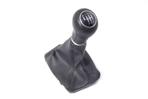 Audi A4 8E B6 B7 Schaltknauf Schalthebel Schalthebelgriff Leder 6Gang soul schwa