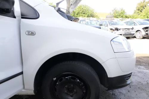 VW Fox 5Z Kotflügel vorne rechts weiß LB9A (177650)