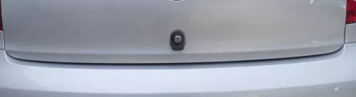 VW Fox 5Z Stoßstange hinten Stoßfänger silber LA7W Heckstoßstange (177670)