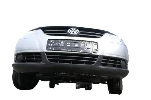 VW Fox 5Z Stoßstange vorne Stoßfänger silber LA7W mit Grill (177672)