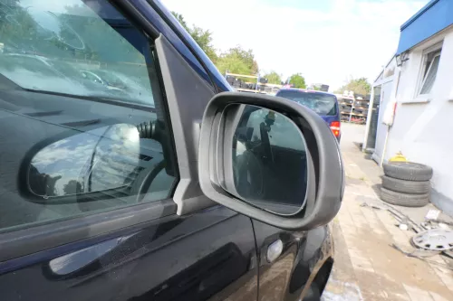 VW Fox 5Z manueller Spiegel Außenspiegel + Glas rechts schwarz LC9Z mechanisch  (177682)