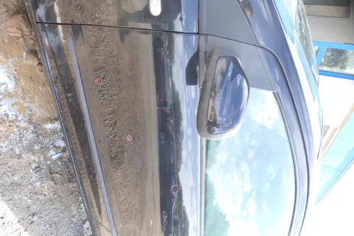 VW Fox 5Z Tür vorne links Fahrertür schwarz LC9Z (177686)