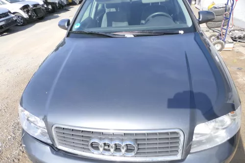 Audi A4 B6 8E Motorhaube Haube Klappe grau LX7Z +Grill (177698)