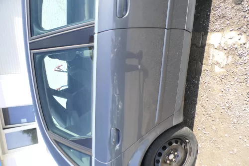 Audi A4 B6 8E Rahmen + Türblatt Tür hinten rechts grau LX7Z   Limousine (177703)