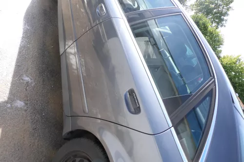 A4 B6 8E Türblatt Tür hinten links grau LX7Z  Limousine + Rahmen (177705)