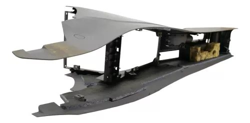 A4 8E B6 B7 Mitteltunnel hinten Verkleidung um Handbremse Konsole swing grau (177713)