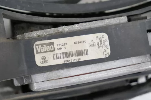 A4 8E B7 B6 Lüfterzarge Lüfter Kühlerlüfter Klima Doppellüfter + Steuergerät (177729)