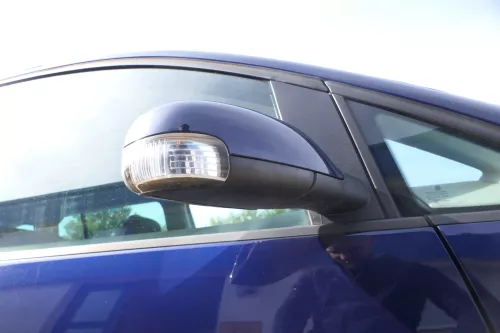 VW Touran 1T elektrischer Spiegel Außenspiegel beheizt rechts blau LB5N + Glas (177784)