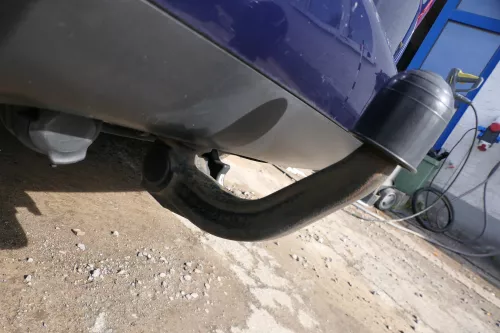 Touran 1T Stoßstange hinten Heckstoßstange Stoßfänger blau LB5N - PDC Einparkh (177790)
