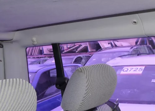 VW T4 D-Säulen Verkleidung links hinten oben grau Abdeckung Caravelle Multivan (177946)