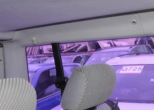 VW T4 D-Säulen Verkleidung links hinten oben grau Abdeckung Caravelle Multivan