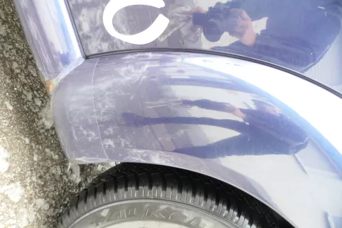 VW New Beetle 9C Kotflügel hinten links blau LG5T 1C0821301F (178017)