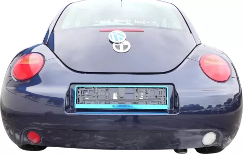 VW New Beetle 9C Stoßstange hinten Stoßfänger blau LG5T Heckstoßfänger