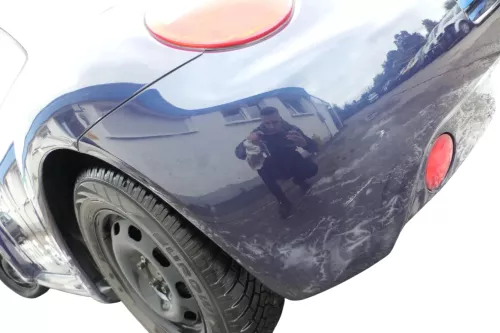 VW New Beetle 9C Stoßstange hinten Stoßfänger blau LG5T Heckstoßfänger (178018)